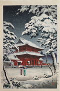 Zōjōji Temple in Snow